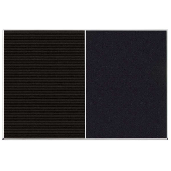 Enclosed Corkboard, 1 Door, 48"x36", 4" Fra